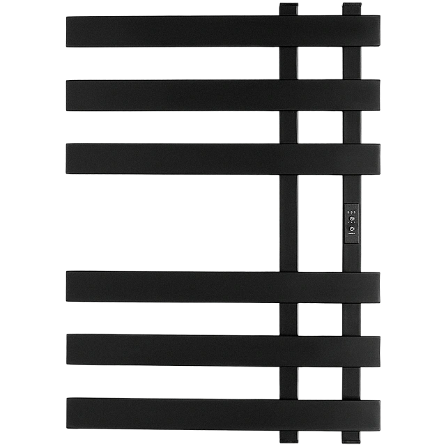 Полотенцесушитель STOUT электрический NEOSOUL quadro 70*50 Черный матовый