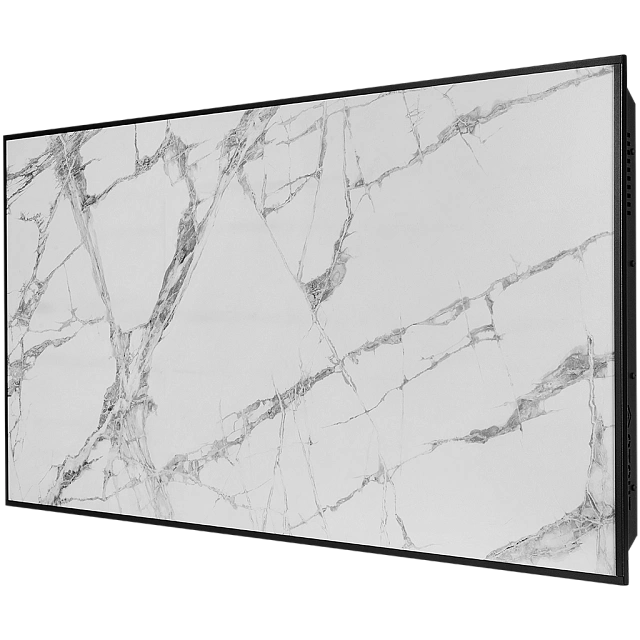 Отопительная панель STOUT WHITE STONE SCT 120*60 белый гранит / черный корпус