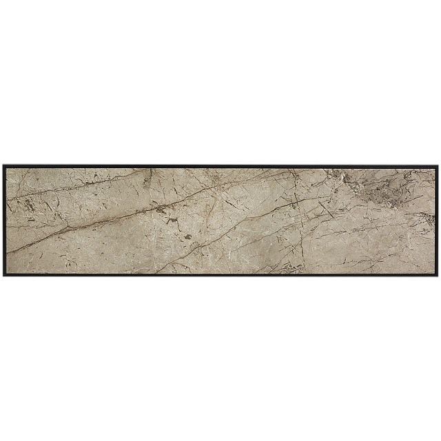 Отопительная панель STOUT GREY STONE SCT 120*30 серый гранит / черный корпус