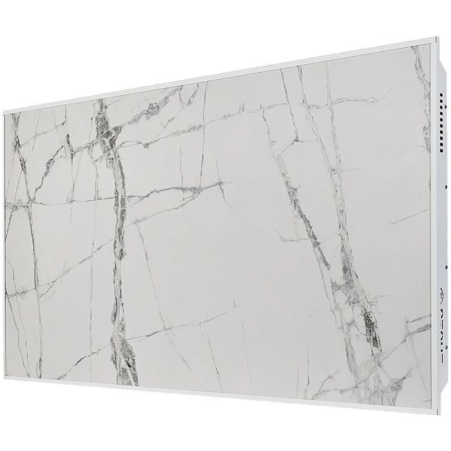 Отопительная панель STOUT WHITE STONE SCT 120*60 белый гранит / белый корпус