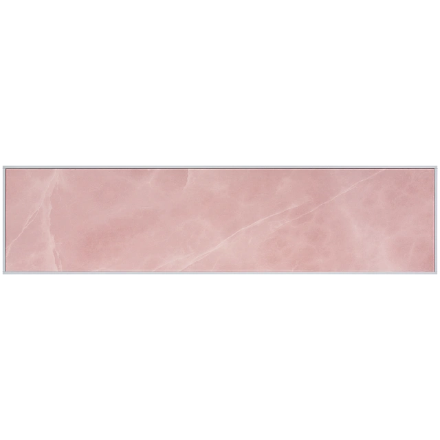 Отопительная панель STOUT ROSE STONE SCT 120*30 розовый гранит / серый корпус